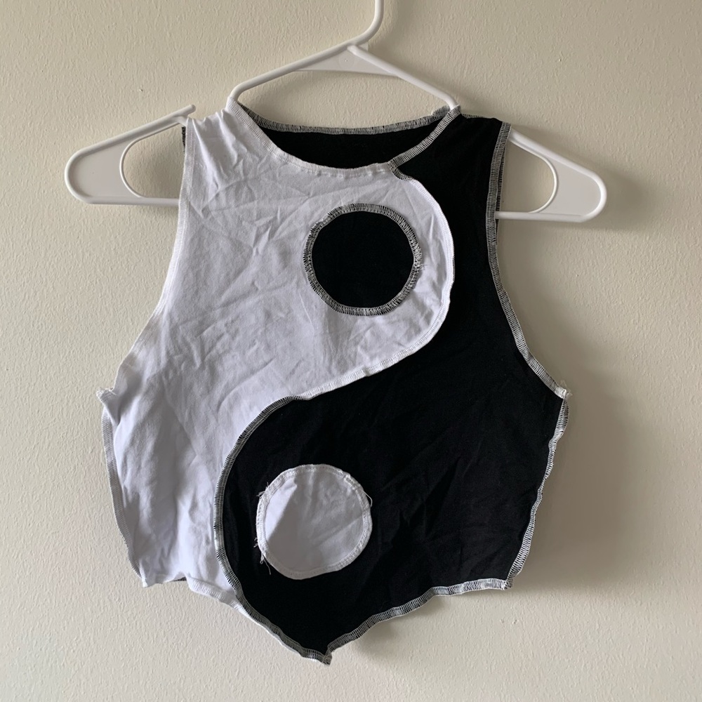 Y2K yin yang tank top